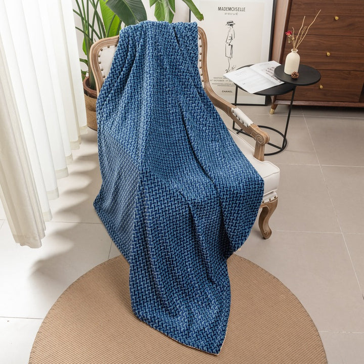 Damer myk og koselig mikrofiber-pledd Luvikno