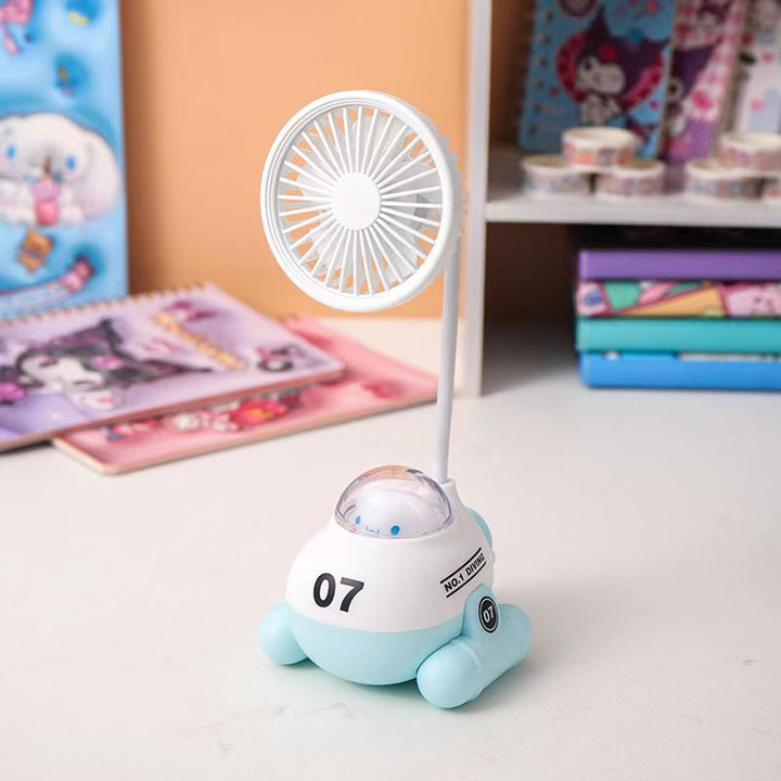Unisex Bærbar Mini-vifte i søtt panda-design Luvikno