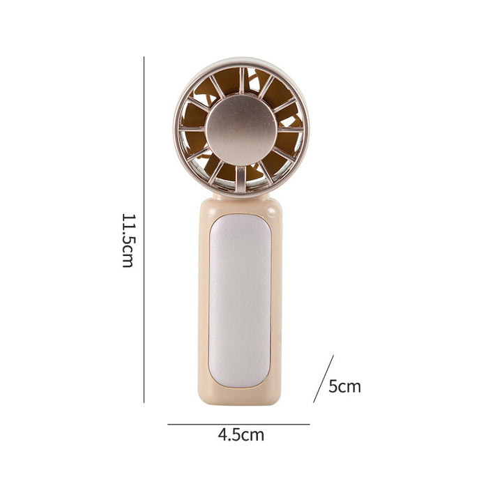 Kvinnelig bærbar håndvifte med ergonomisk design Skanto