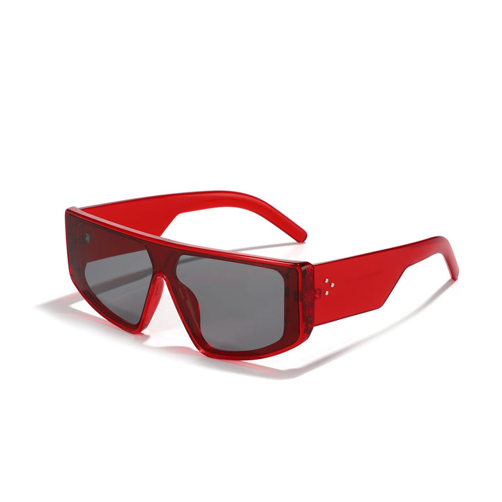 Dame futuristisk oversized solbrille Luvikno