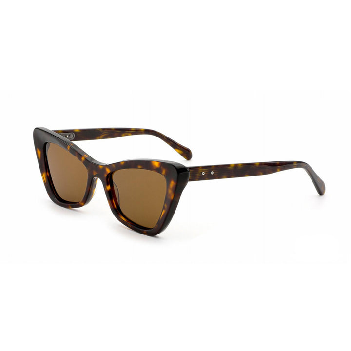 Dame Cat-Eye solbriller med trendy aksent Luvikno