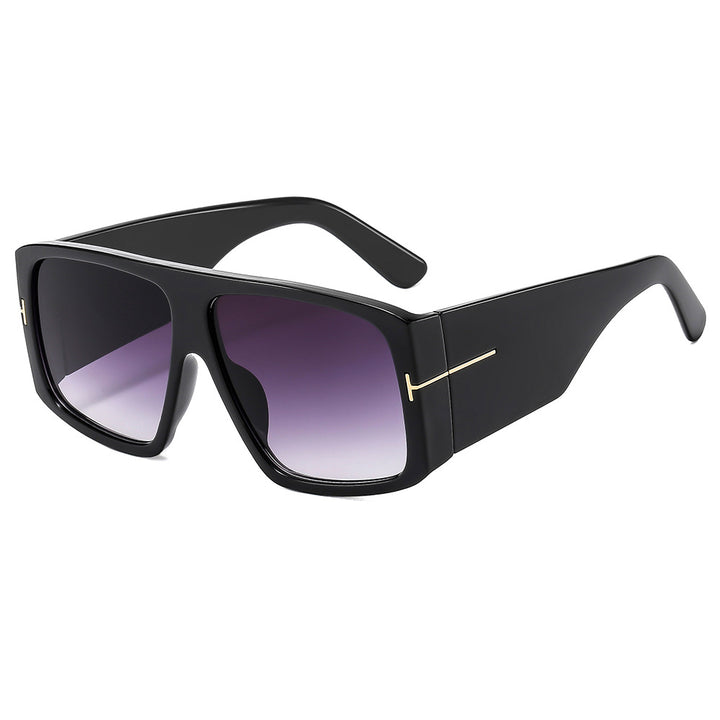Dame oversized solbriller med moderne design og UV-beskyttelse Luvikno