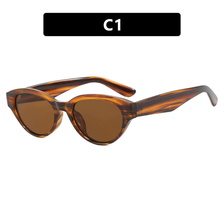Dame Cat-Eye solbriller med beskyttende UV-filter og elegant ramme Luvikno