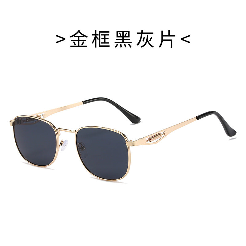 Dame Fashionable Pilot Sunglasses with High-Quality Metal Frame Luvikno