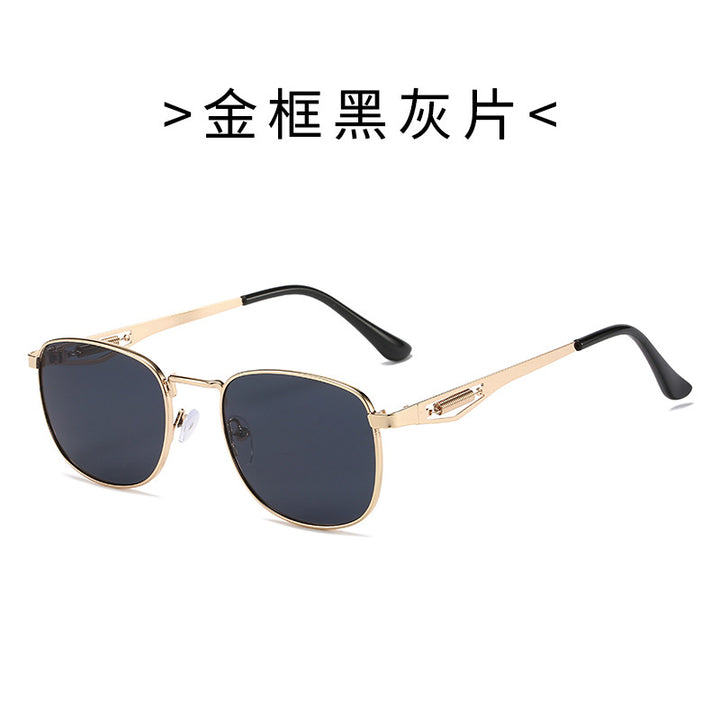 Dame Fashionable Pilot Sunglasses with High-Quality Metal Frame Luvikno