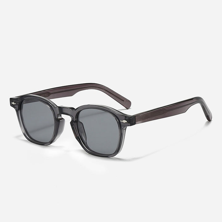 Dame designer solbrille med høykvalitets acetatrahm og UV-beskyttelse Luvikno