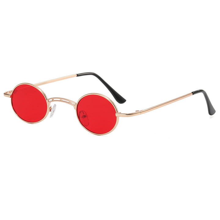 Dame rund fashion solbrille Luvikno