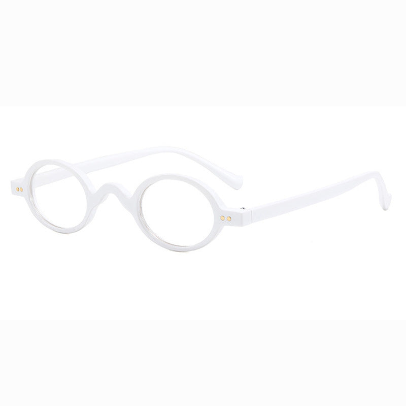 Dame rund solbrille i retrostil Luvikno