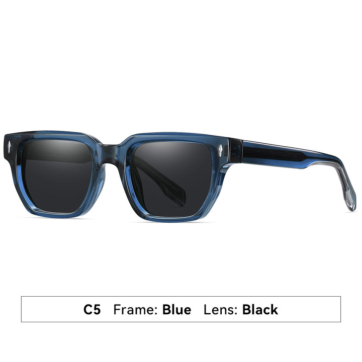 Dame solbrille i moderne, elegante kvadratdesign Luvikno