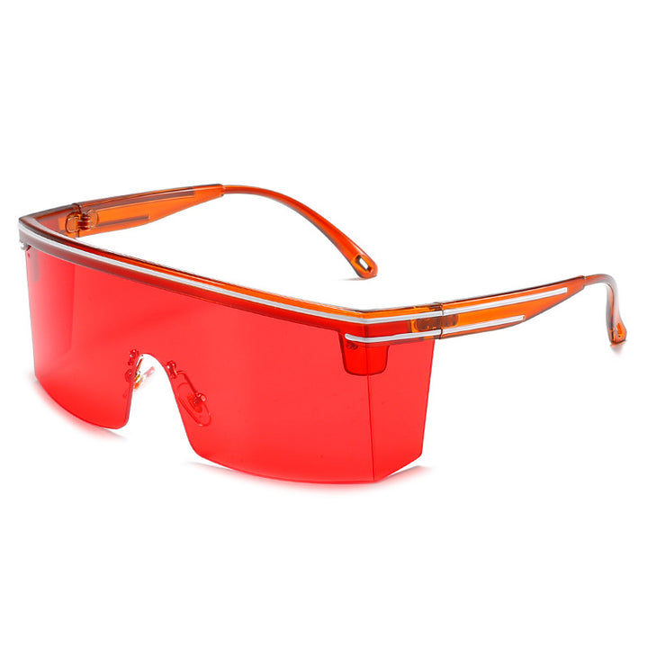 Dame Sporty solbriller med futuristisk design og uforstyrret synsfelt Luvikno