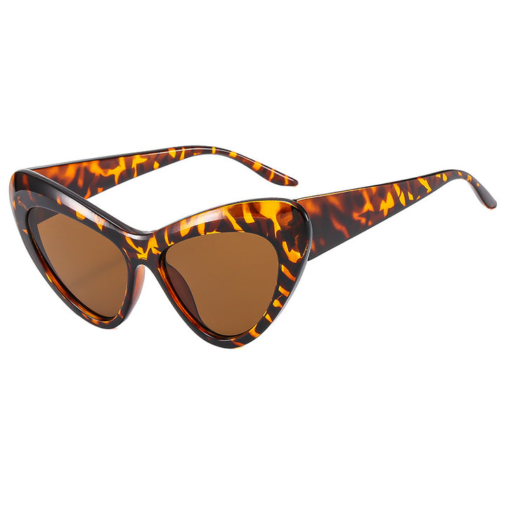 Dame Cat-Eye solbrille i markant design Luvikno