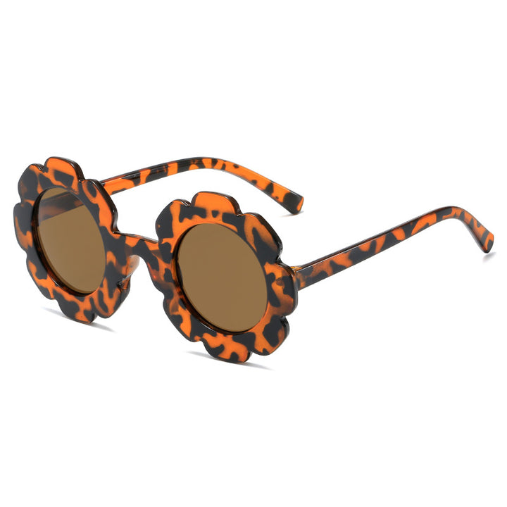 Dame lekne blomster-solbrille med høy UV-beskyttelse Luvikno