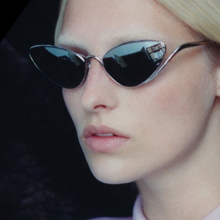 Dame Cat-Eye solbriller i elegant design Luvikno