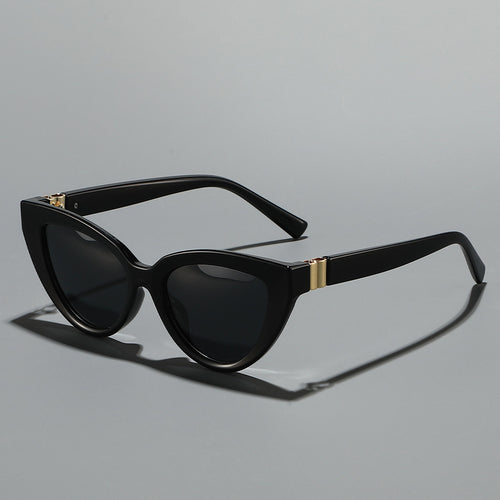 Dame Cat-Eye solbrille med høyverdig UV-beskyttelse og luksuriøs design Luvikno