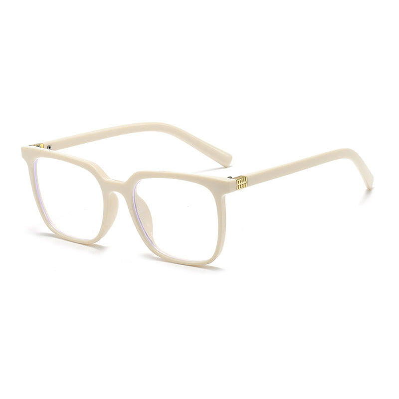 Dame moteriktig oversized solbrille Luvikno