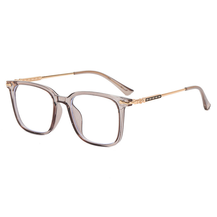 Dame firkantet designerbrille med elegant ramdesign Luvikno