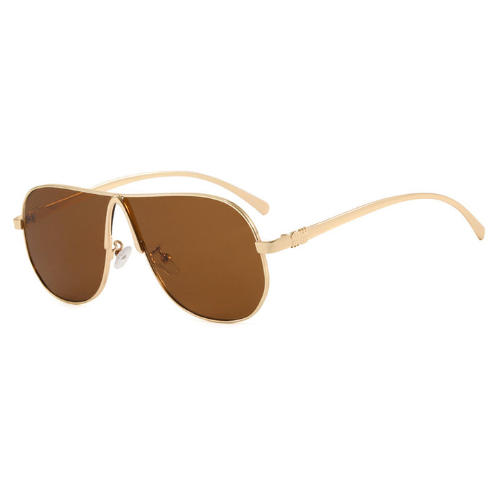 Dame oversized solbriller med moderne design Luvikno