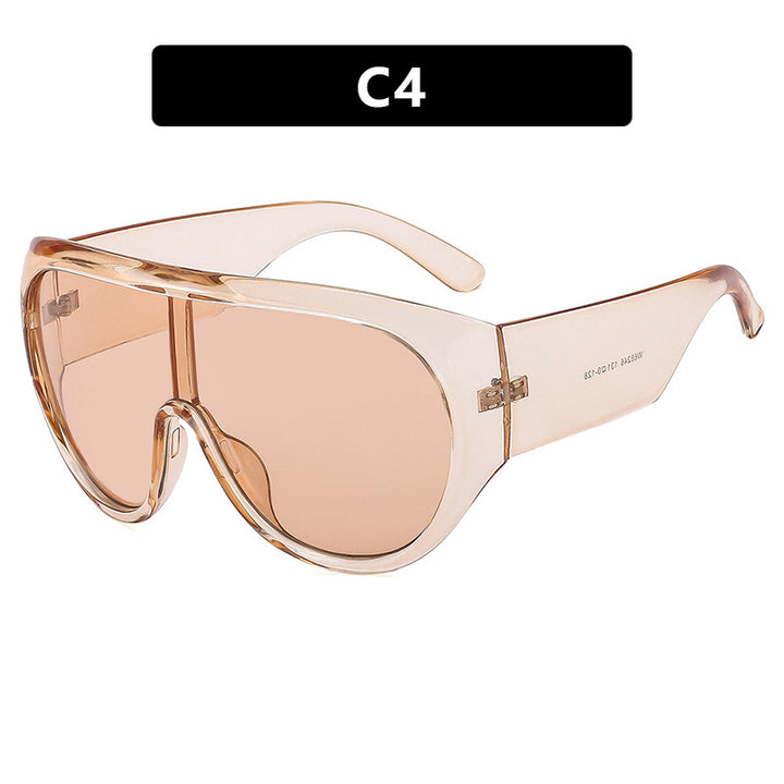 Damer sporty solbriller med aerodynamisk design og bredt synsfelt Luvikno