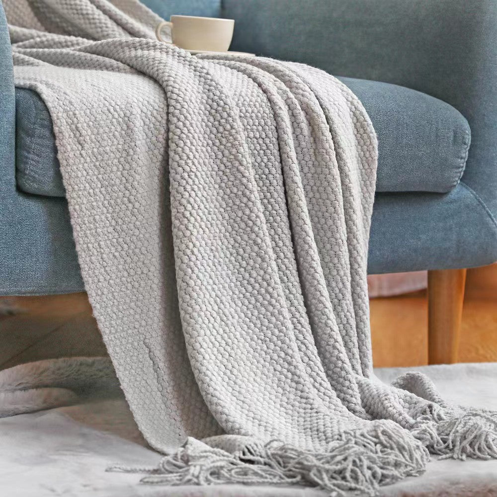 Damer Cozy Vaffel Tekstur Teppet Luvikno