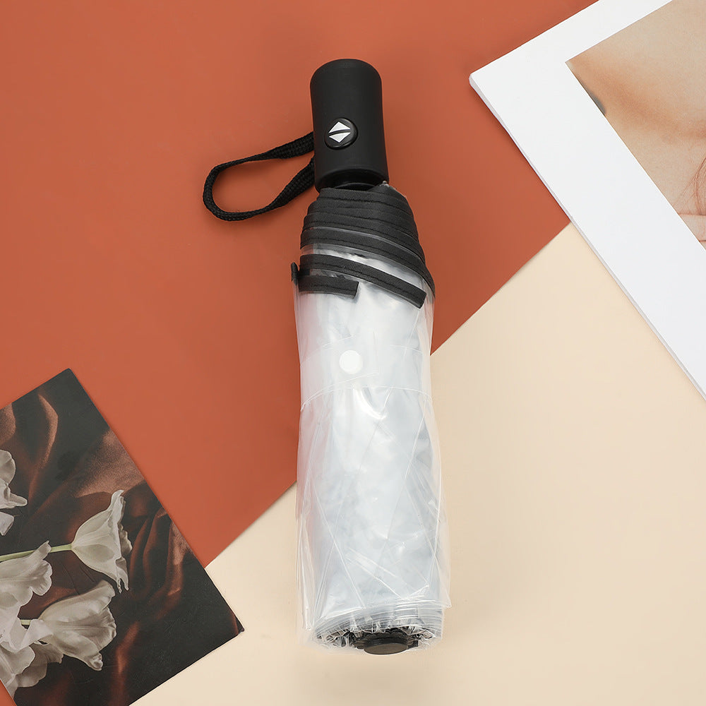 Unisex Automatisk Gjennomsiktig Paraply Luvikno
