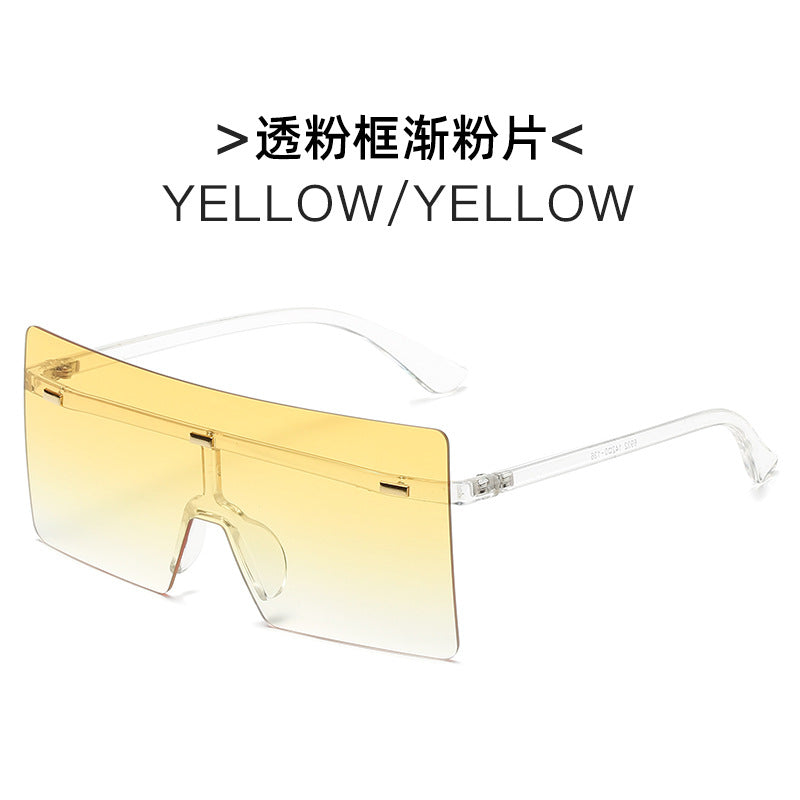 Dame futuristisk Oversized-solbriller Luvikno