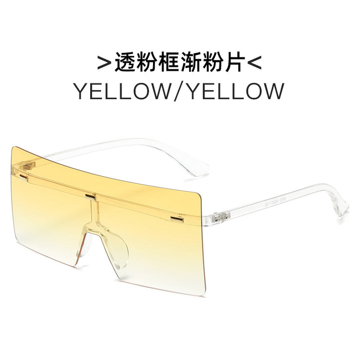 Dame futuristisk Oversized-solbriller Luvikno
