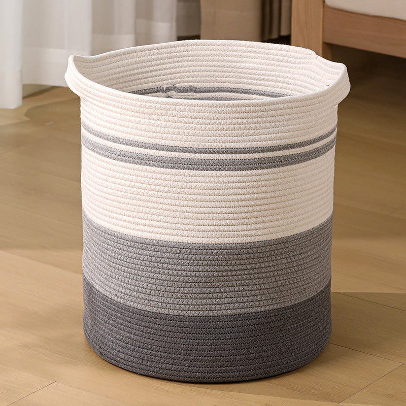 Damen oppbevaringskurv med moderne stripete design Luvikno