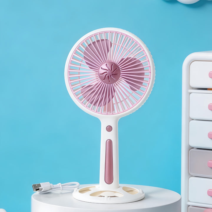 Dame Bærbar Mini-Ventilator med kreativt Dyredesign Luvikno