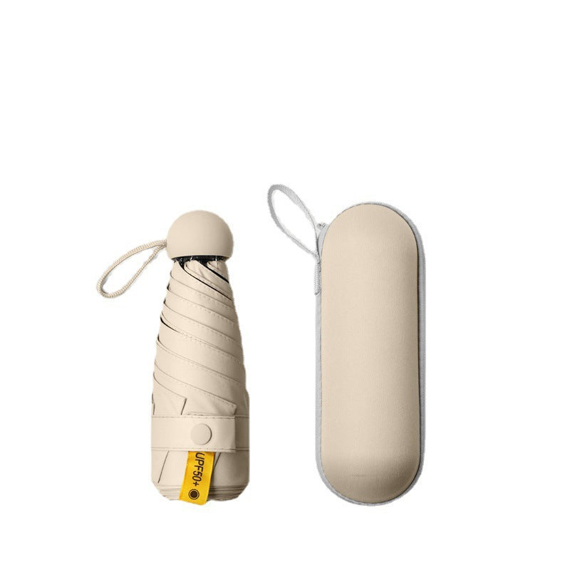 Damer kompakt sammenleggbart regnparaply med innovativ design Luvikno