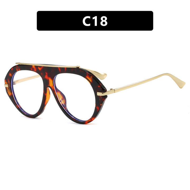 Dame solbrille i elegant heksagon-design Luvikno