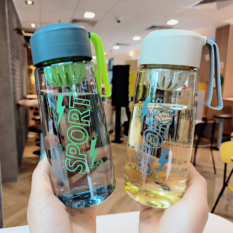 Damen Multifunksjonell Sport-drikkeflaske med fruktig infuser Luvikno