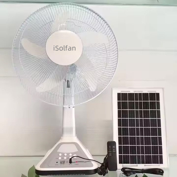 Unisex Solcel-drevet Vifte Skanto