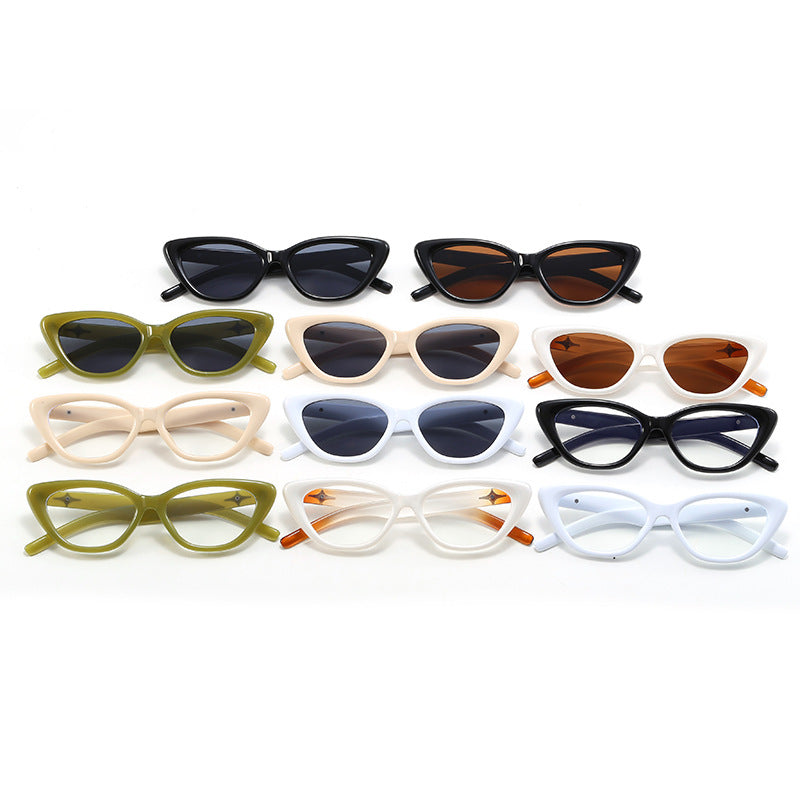 Dame Cat-Eye Briller med stilfull design Luvikno