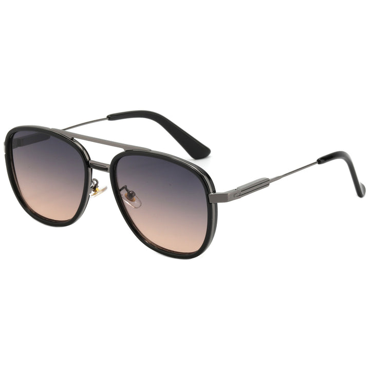 Damer Elegant Pilot solbrille med høykvalitets linser og stilig metalramme Luvikno
