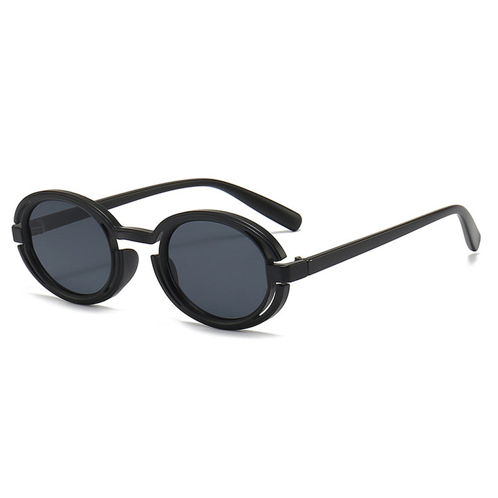 Damen Runde Solbrille i moderne retro-stil Luvikno