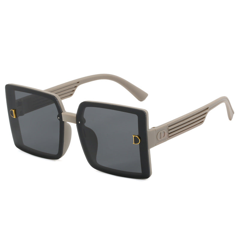 Dame firkantet solbrille med ergonomisk ramme og UV-beskyttelse Luvikno
