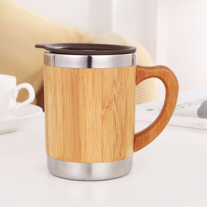 Dame bærekraftig isolert kaffe-kopp med trekke håndtak Luvikno