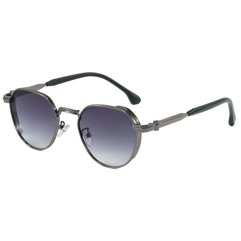 Dame geometrisk solbrille i moderne design Luvikno