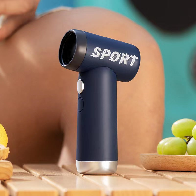 Damer bærbar sportsvifte med ergonomisk håndtak Luvikno