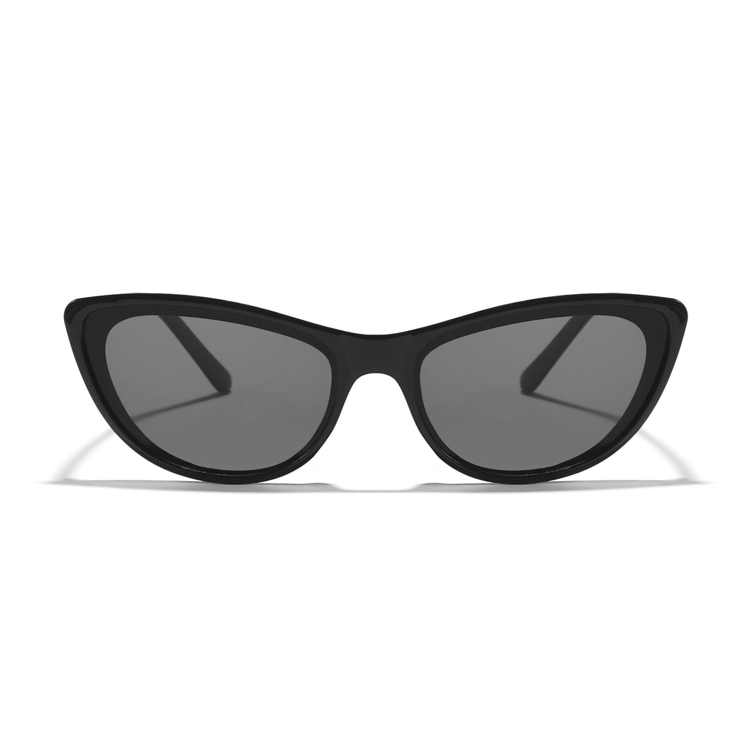 Dame moteriktig solbrille i iøynefallende dyremønster Luvikno