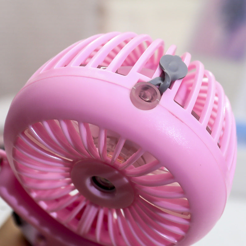 Dame bærbar håndvifte med ergonomisk design og sprayfunksjon Luvikno