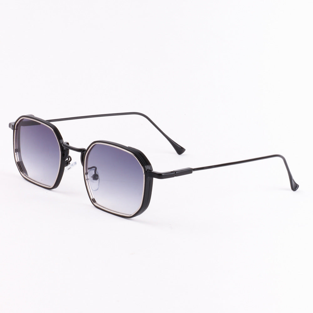 Dame moteriktig solbrille med stilfull, firkantet ramme og UV-beskyttelse Luvikno