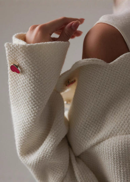 Luvik | Sydännappi Villatakki