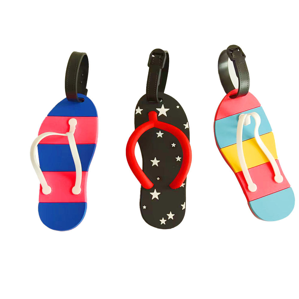 Unisex Bagasjelapp i kreativt Flip-Flop-design Luvikno