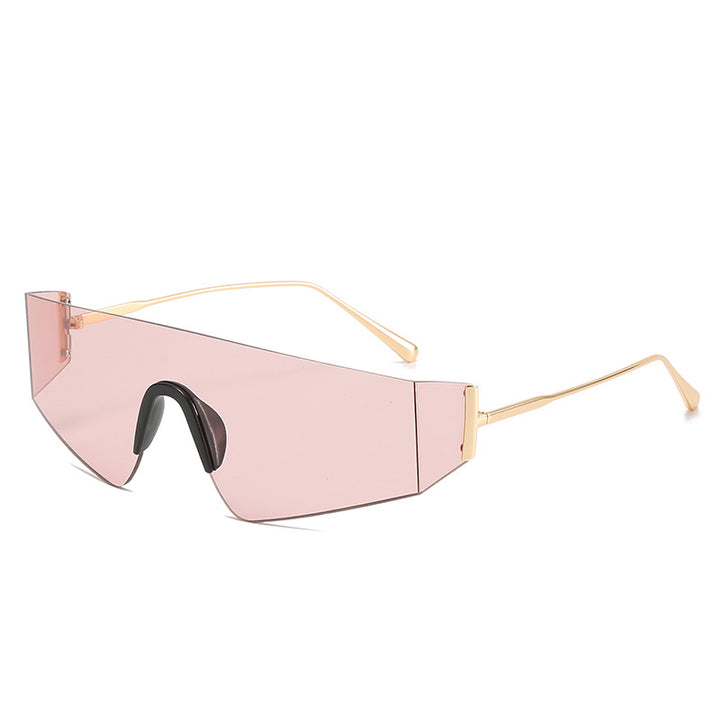 Dame futuristisk Oversized-solbrille Luvikno