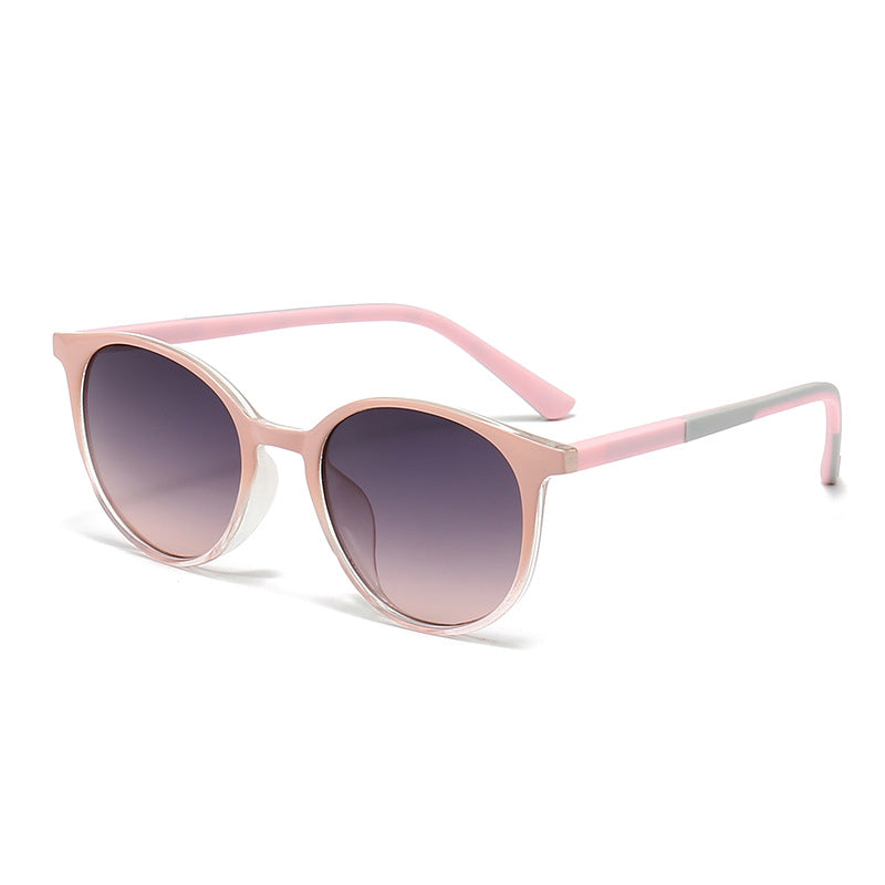 Dame cat-eye solbrille med optisk UV-beskyttelse og moteramme Luvikno