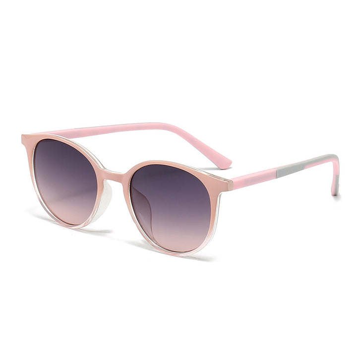 Dame cat-eye solbrille med optisk UV-beskyttelse og moteramme Luvikno