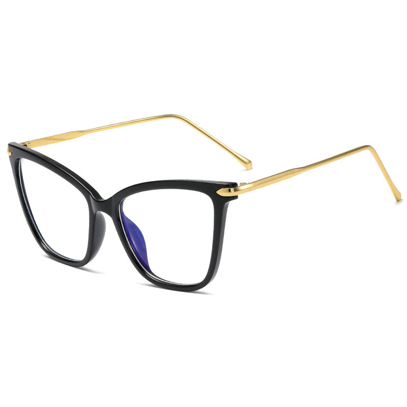 Dame Cat-Eye Briller med filigran metallramme Luvikno