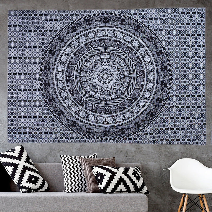 Dame Mandala Veggdesign Luvikno