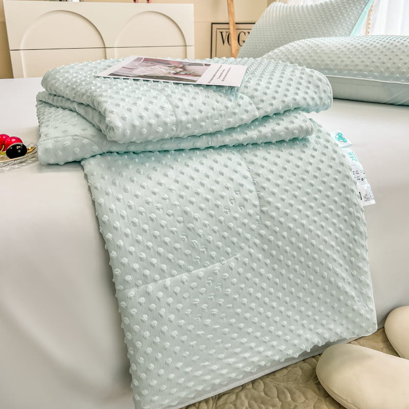 Reversibel Teksturert Ultra-Myk Iskrem-Liknende Kjølende Sommerdyne | Luvikno